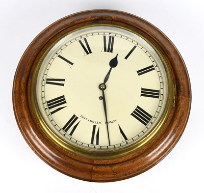 Lot 1392 - DUFF & MILLER, PAISLEY; a 19th century oak...