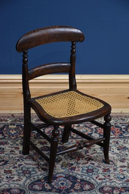 Lot 1092 - A 19th century faux grain rosewood child's...