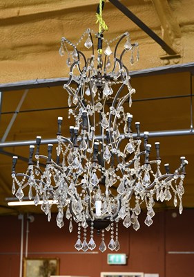 Lot 2190 - A French style chandelier of large proportions,...