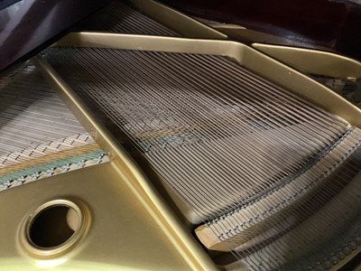 Lot 65 - A Challen baby grand piano, height 100cm,...