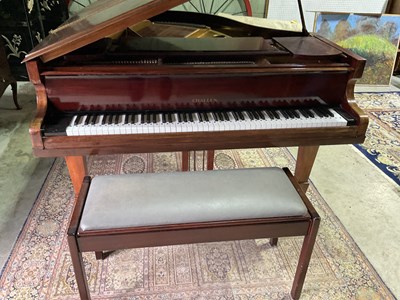Lot 65 - A Challen baby grand piano, height 100cm,...