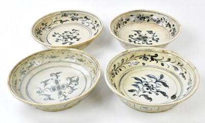 Lot 5345 - HOI AN HOARD; four Vietnamese bowls with...