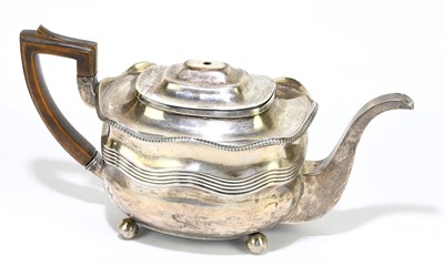 Lot 2050 - JAMES WATERS; a George III hallmarked silver...