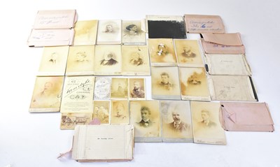 Lot 884 - A quantity of glass photographic plates,...