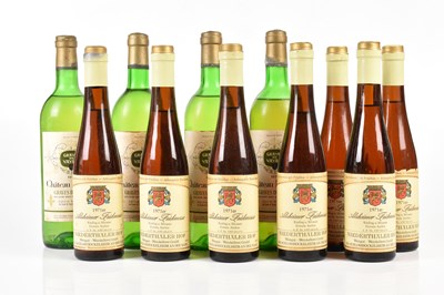 Lot 4313 - RIESLING/WHITE WINE; four full and seven half...