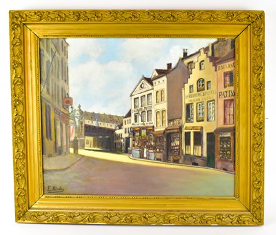 Lot 212 - E NICOLAS; an early 20th century oil on canvas,...