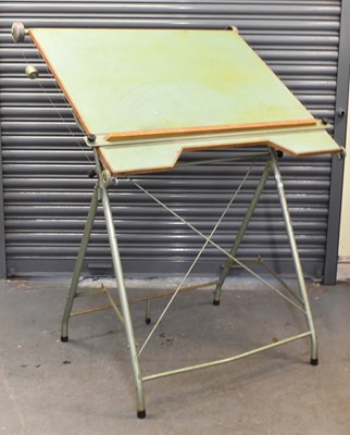 Lot 184 - ANGULA; a 20th century drawing board with...
