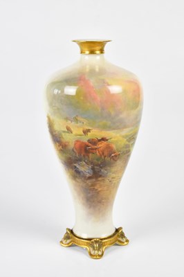 Lot 5407 - JAMES STINTON FOR ROYAL WORCESTER; a hand...