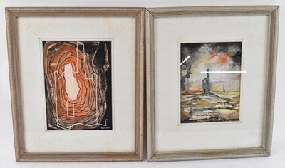 Lot 217 - RON WOOD (1922-2009); acrylic on paper,...
