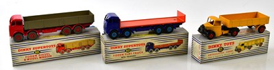 Lot 4405 - DINKY SUPERTOYS; two boxed vehicles 901 Foden...