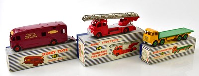 Lot 4703 - DINKY SUPERTOYS; two boxed model vehicles, 902...
