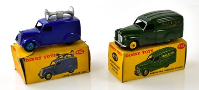 Lot 4563 - DINKY TOYS; two boxed model vehicles, 472...