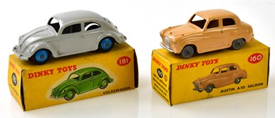 Lot 4564 - DINKY TOYS; two boxed model vehicles, 160...
