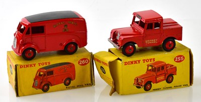Lot 4566 - DINKY TOYS; two boxed model vehicles, 255...