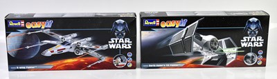 Lot 4609 - STAR WARS; two Revell Easy Kit, comprising...