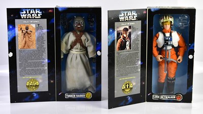 Lot 4615 - STAR WARS; two Collector Series figures...