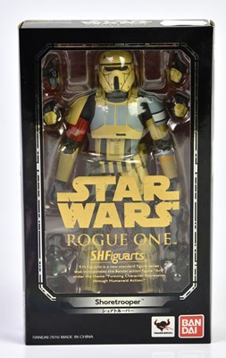 Lot 4440 - STAR WARS; a Bandai Rogue One 'Shoretrooper',...