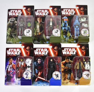 Lot 4593 - STAR WARS; a group of six The Force Awakens...