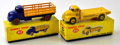Lot 4437 - DINKY TOYS; two boxed vehicles 417 Leyland...