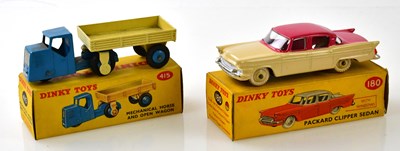 Lot 4530 - DINKY; two boxed model vehicles, 180 Packard...