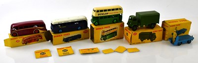 Lot 4441 - DINKY TOYS; five boxed model vehicles, 281...