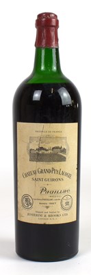 Lot 4294 - RED WINE; a single magnum bottle Château Grand-...