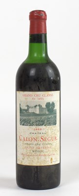 Lot 2826 - RED WINE; a bottle Château Calon-Segur Grand...