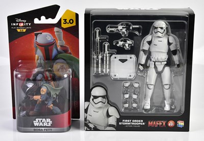 Lot 4442 - STAR WARS; a 'Boba Fett' Infinity figure,...