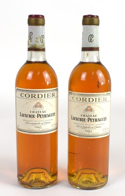 Lot 4301 - DESSERT WINE; two bottles Cordier Château...