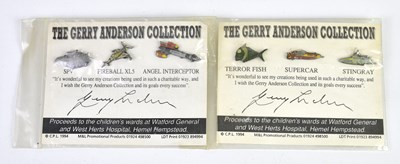 Lot 4699 - GERRY ANDERSON; a group of six charity pin...