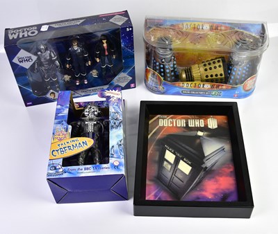 Lot 4682 - DOCTOR WHO; a small collection of toys to...