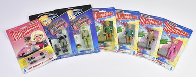 Lot 4687 - THUNDERBIRDS; a group of five Matchbox figures,...