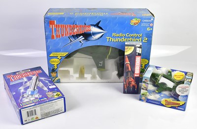 Lot 4492 - THUNDERBIRDS; a group of toys to include a...