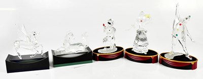 Lot 1364 - SWAROVSKI; a collection of figures to include "...