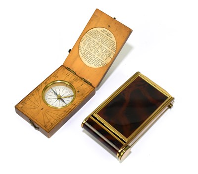 Lot 71 - REUGE; a vintage lacquered gilt metal novelty...