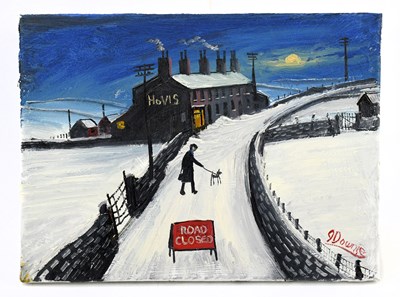 Lot 1304 - JAMES DOWNIE (born 1949); oil on canvas,...