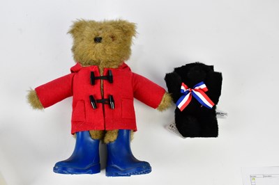 Lot 1477 - A vintage bear with Paddington style jacket...
