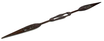 Lot 1356 - A reproduction African decorative paddle,...