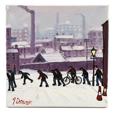 Lot 1307 - JAMES DOWNIE (born 1949); oil on canvas,...