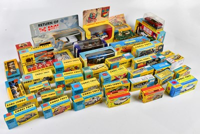Lot 4557 - CORGI; a collection of reproduction diecast...
