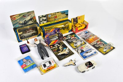 Lot 4559 - JAMES BOND; a collection of diecast toys to...