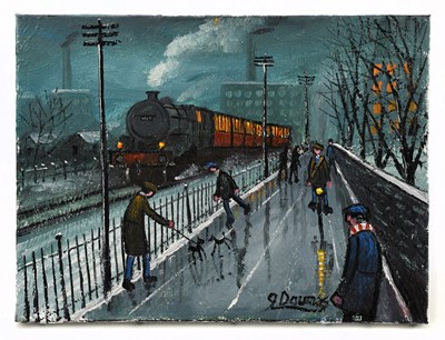 Lot 1308 - JAMES DOWNIE (born 1949); oil on canvas,...