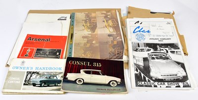 Lot 6050 - A small collection of ephemera relating to...