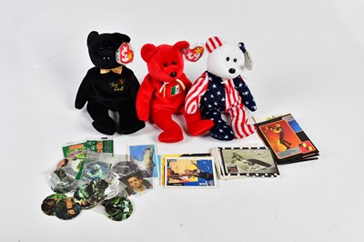Lot 4624 - BEANIE BABIES; a group of three comprising...