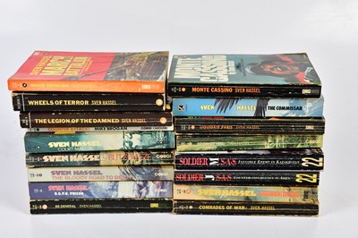Lot 6019 - HASSEL, SVEN; a collection of books, to...