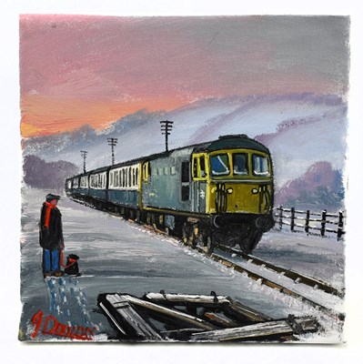 Lot 1298 - JAMES DOWNIE (born 1949); oil on canvas,...