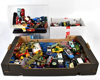 Lot 4698 - A large collection of playworn diecast cars...