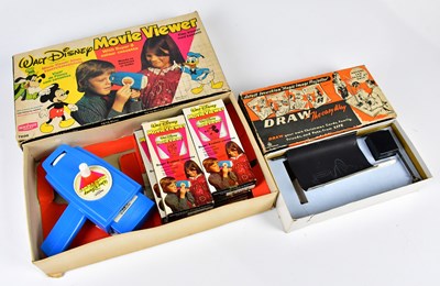 Lot 4602 - WALT DISNEY; a Metoy Product Movie Viewer,...