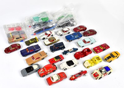 Lot 4603 - A small collection of various diecast cars,...