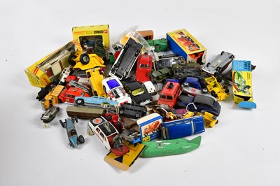 Lot 4531 - A collection of playworn model vehicles,...